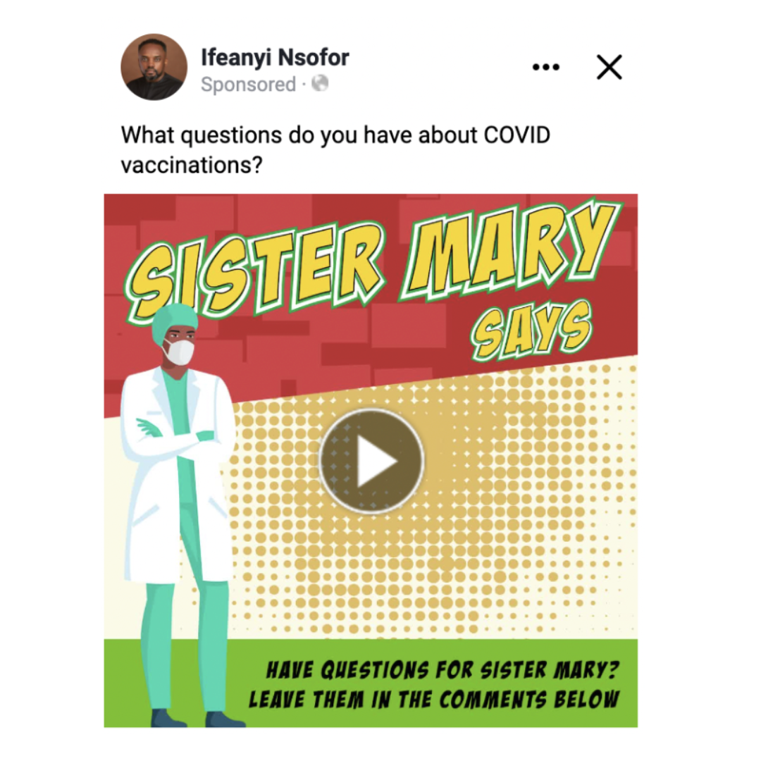 Educational Facebook post